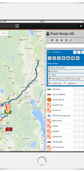 iTracker nettbrett GPS Tracker, rutehistorikk